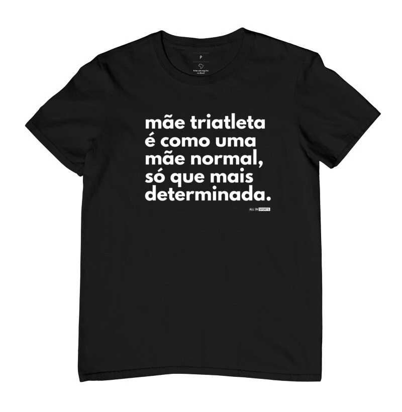 Mãe triatleta determinada