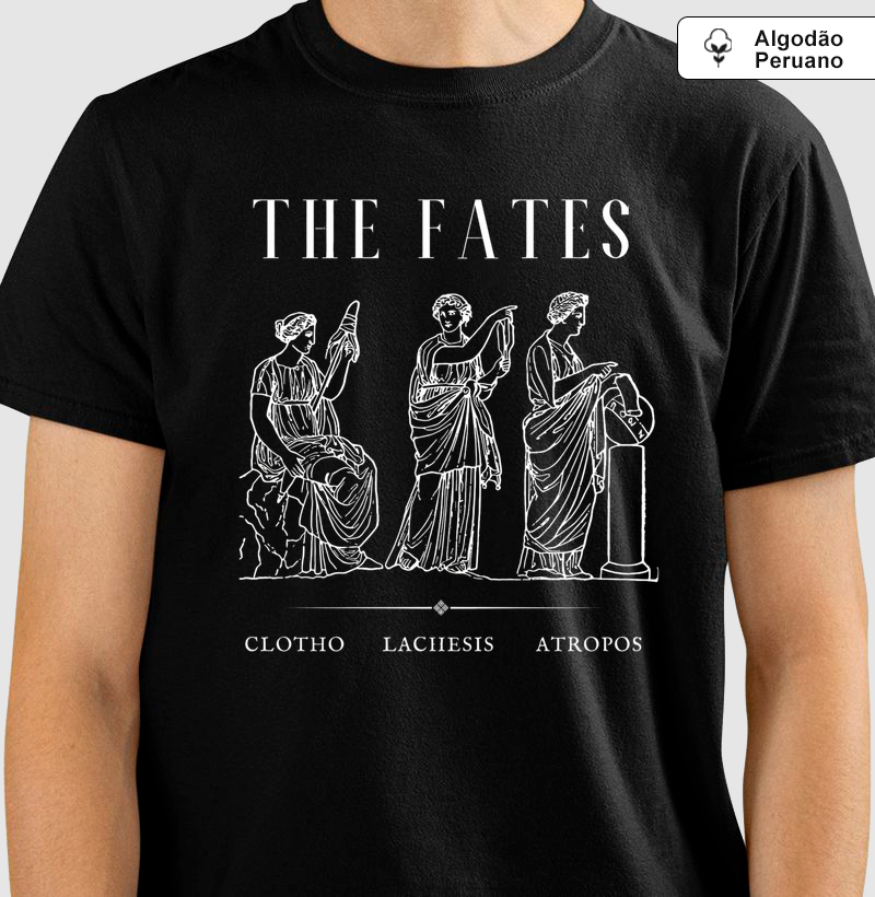 Camiseta As Moiras – Mitologia Grega | The Fates | Algodão Premium 