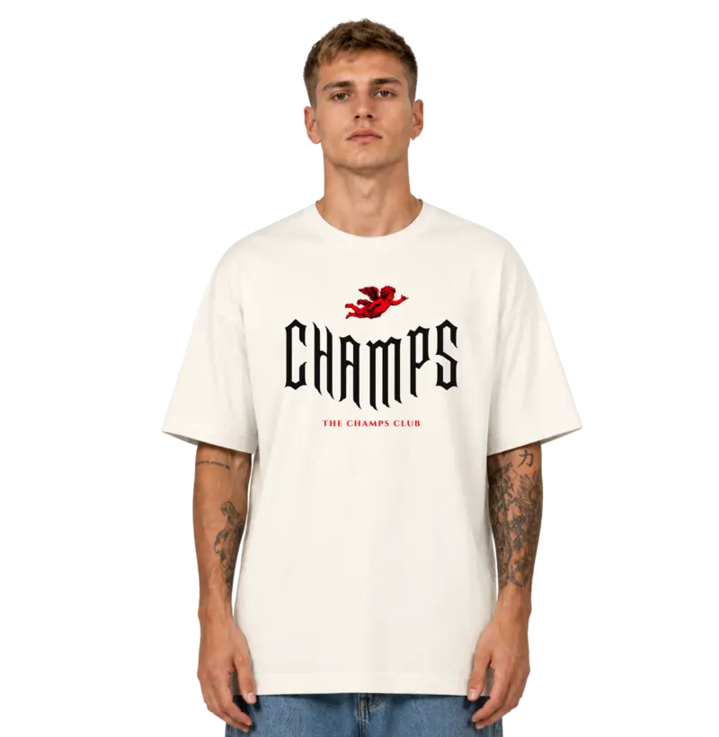 Camiseta Oversized Unissex Off-White Cherub Classic