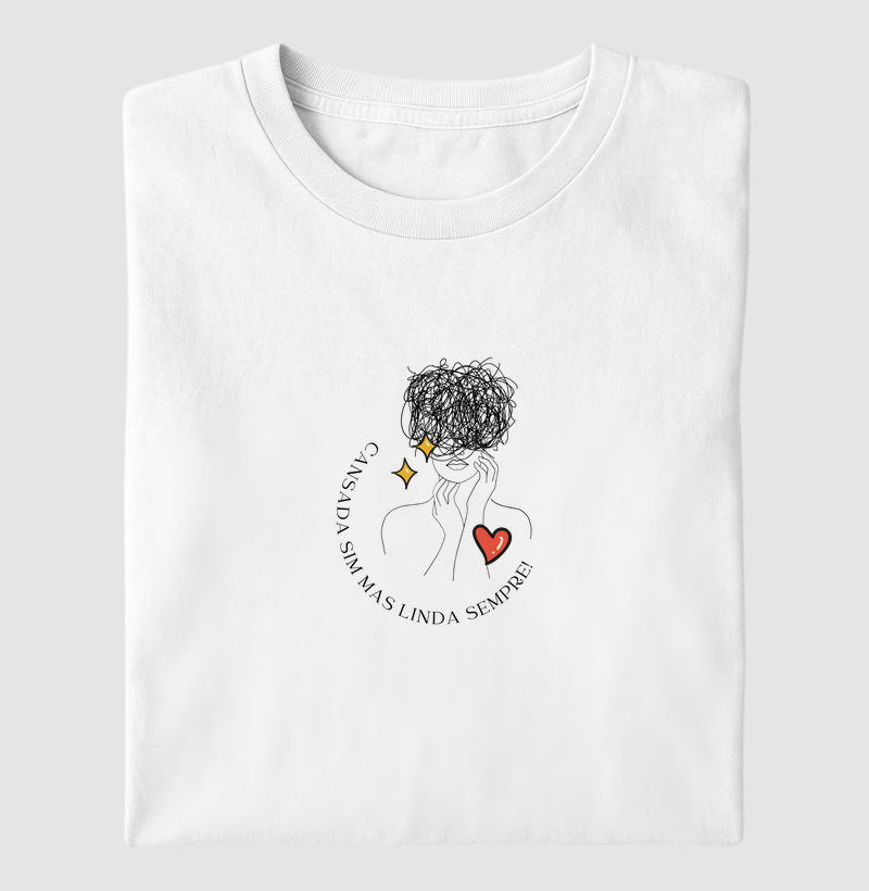 Cansada sim, mas linda sempre