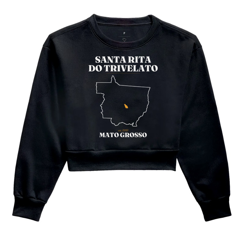 Santa Rita do Trivelato | Legado MT - Cropped Moletom
