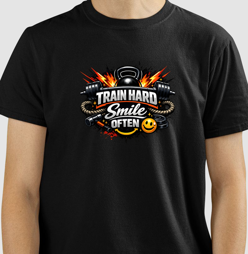 Camiseta CrossFit Train Hard
