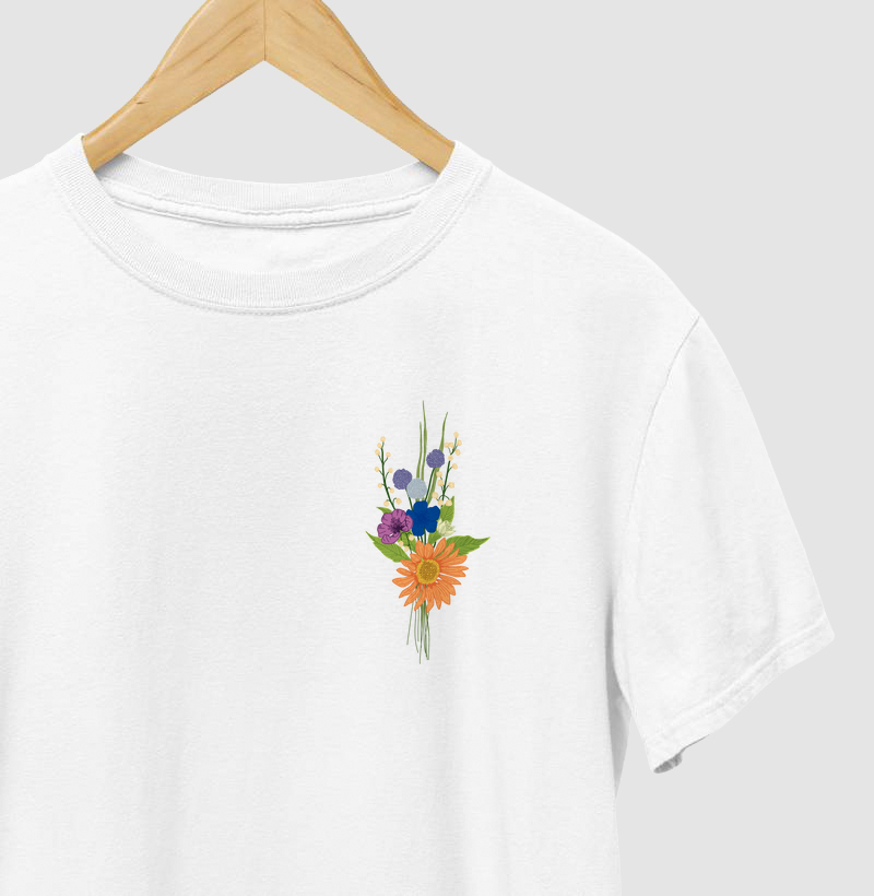 Coleção flores - bolso