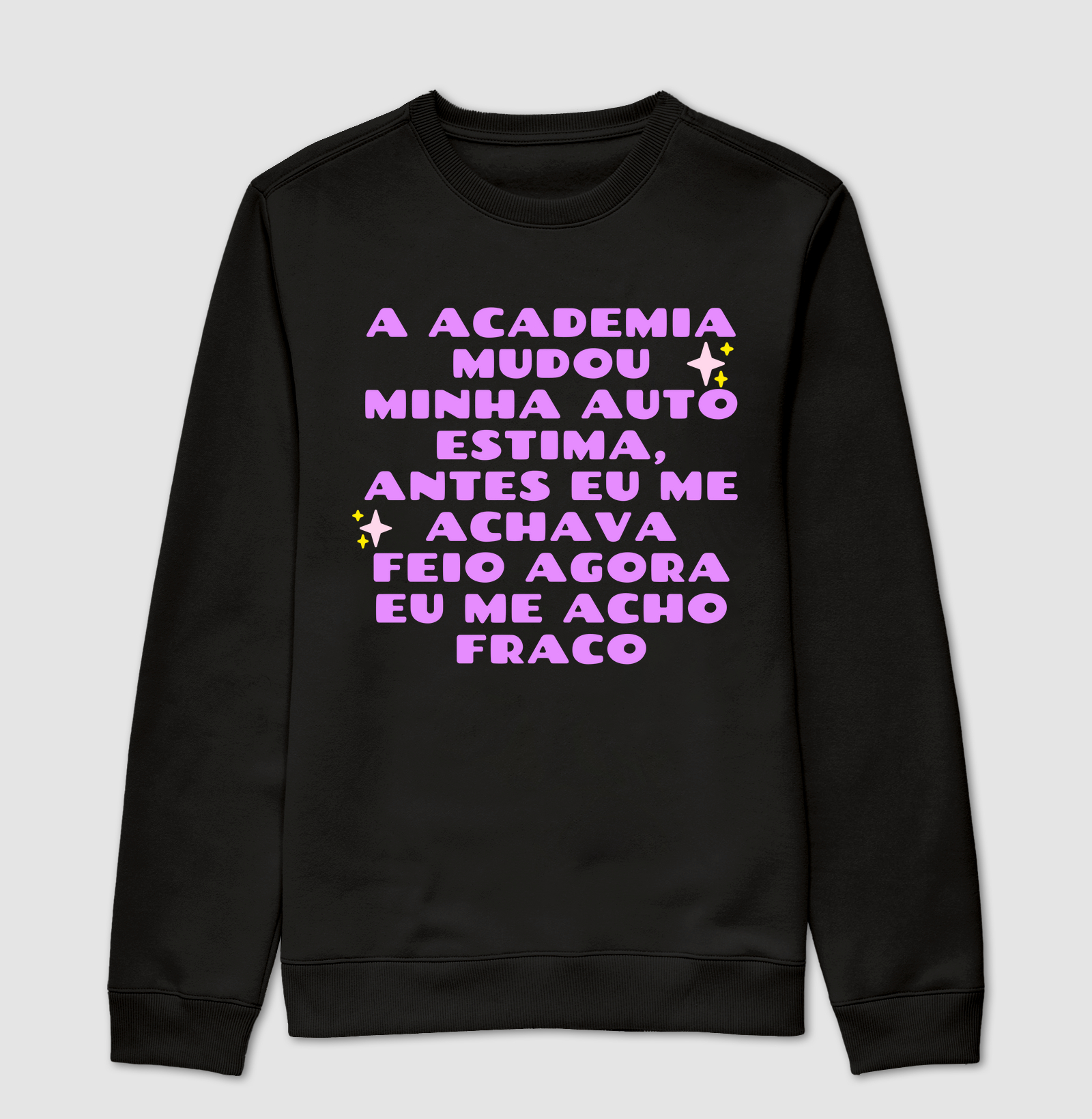 A academia mudou a minha auto estima antes eu me achava feio, agora eu me acho fraco