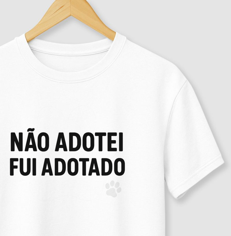 Não adotei, fui adotado