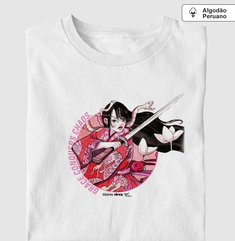 Hana - Guardiãs Viper - Camiseta Algodão Peruano