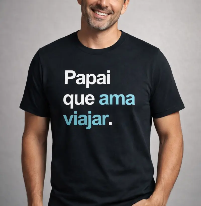 Papai que ama viajar