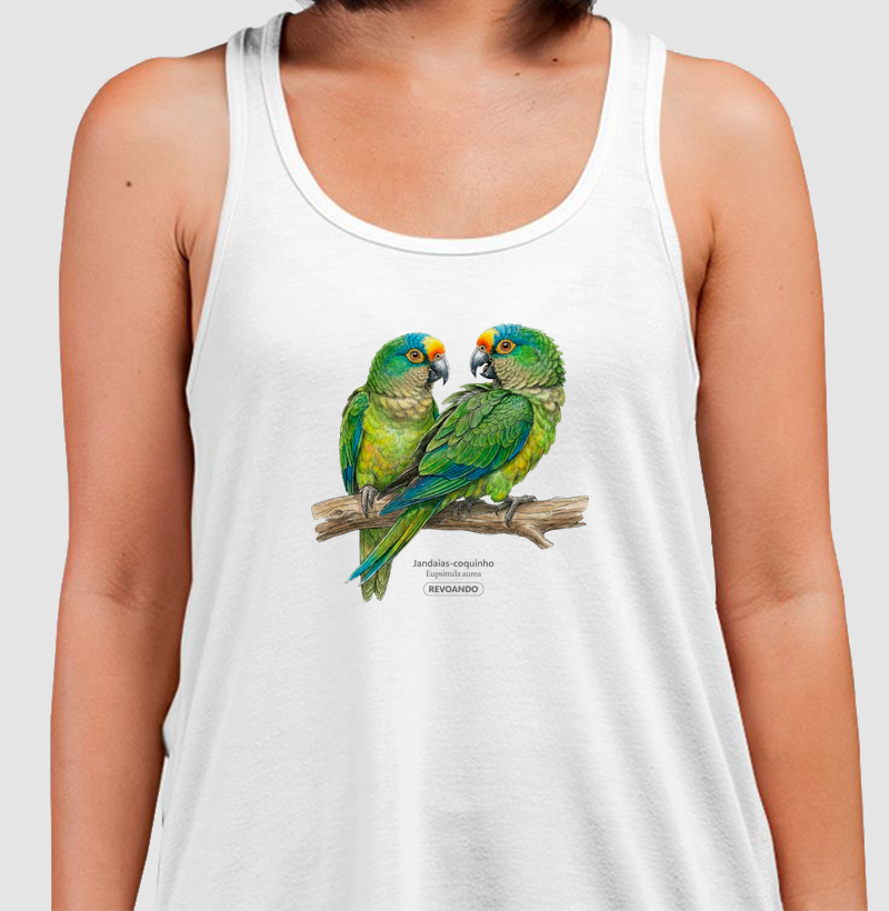 Traços Alados - Jandaia-coquinho - Regata