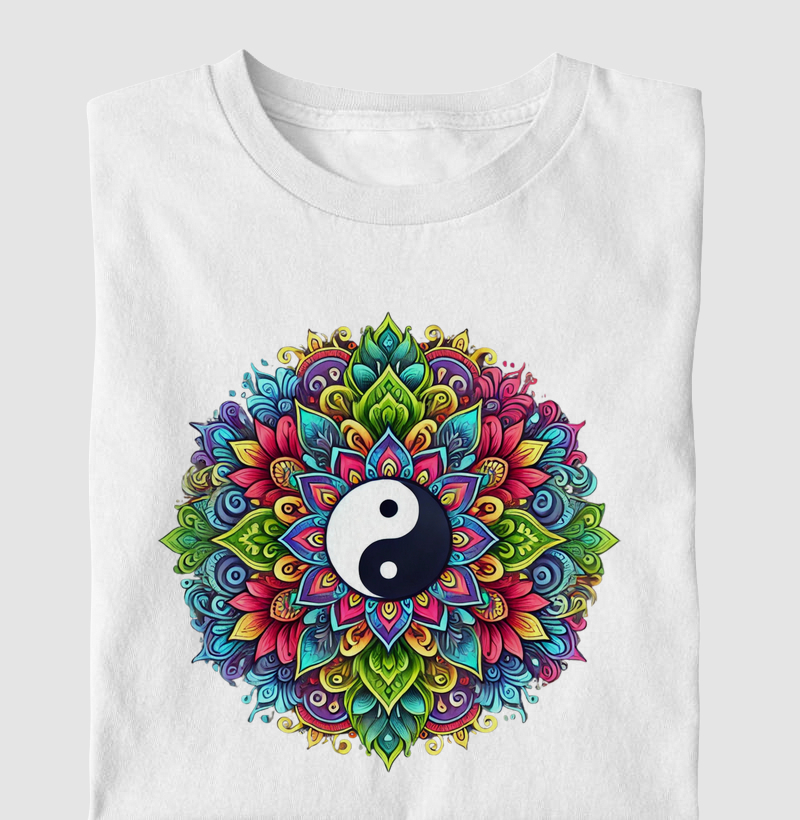 Mandala Yin Yang Colorida