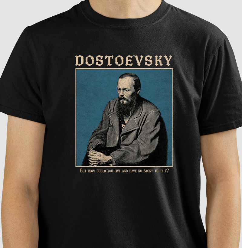Camiseta Fiódor Dostoiévski