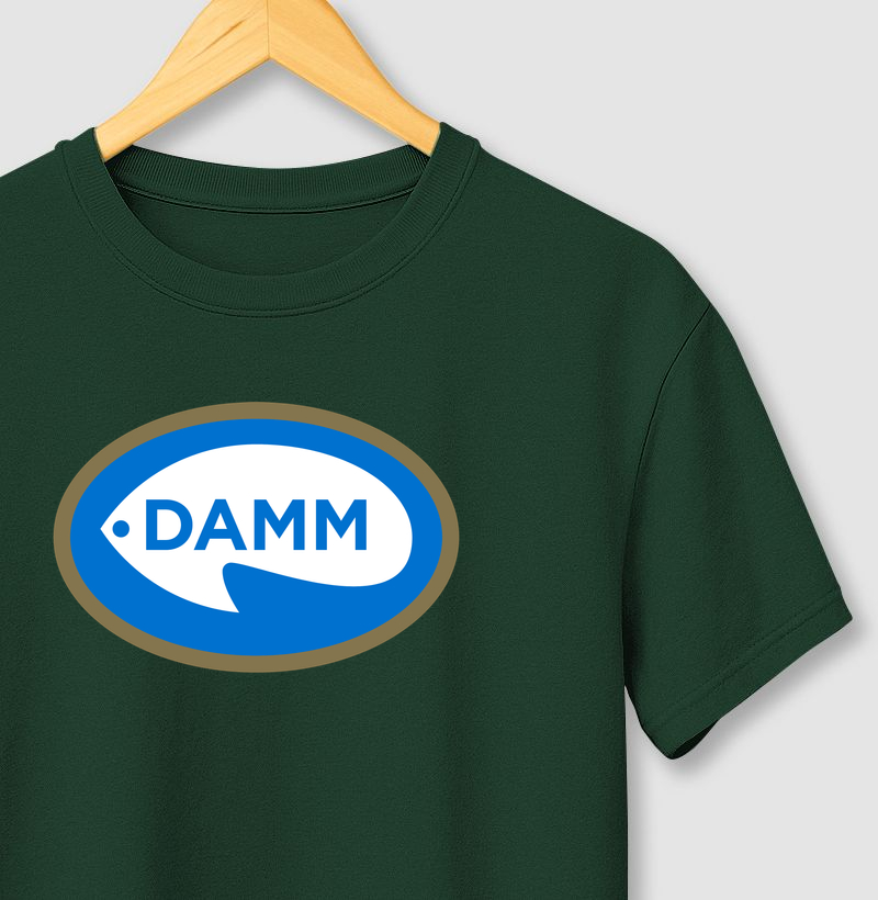 Camiseta DAMM Algodão Logo Peito