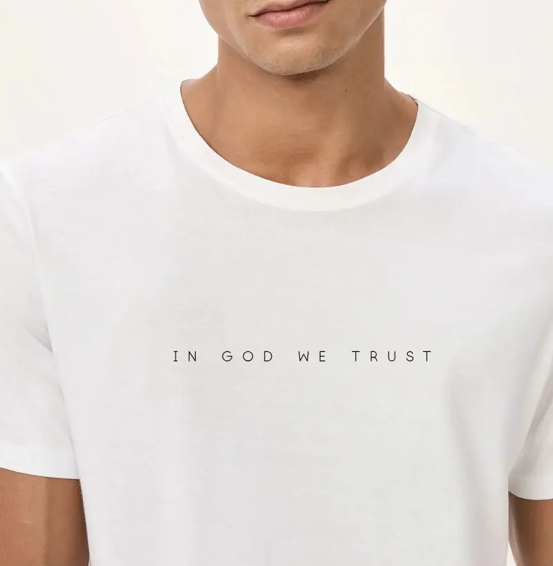 TSHIRT IN GOD WE TRUST