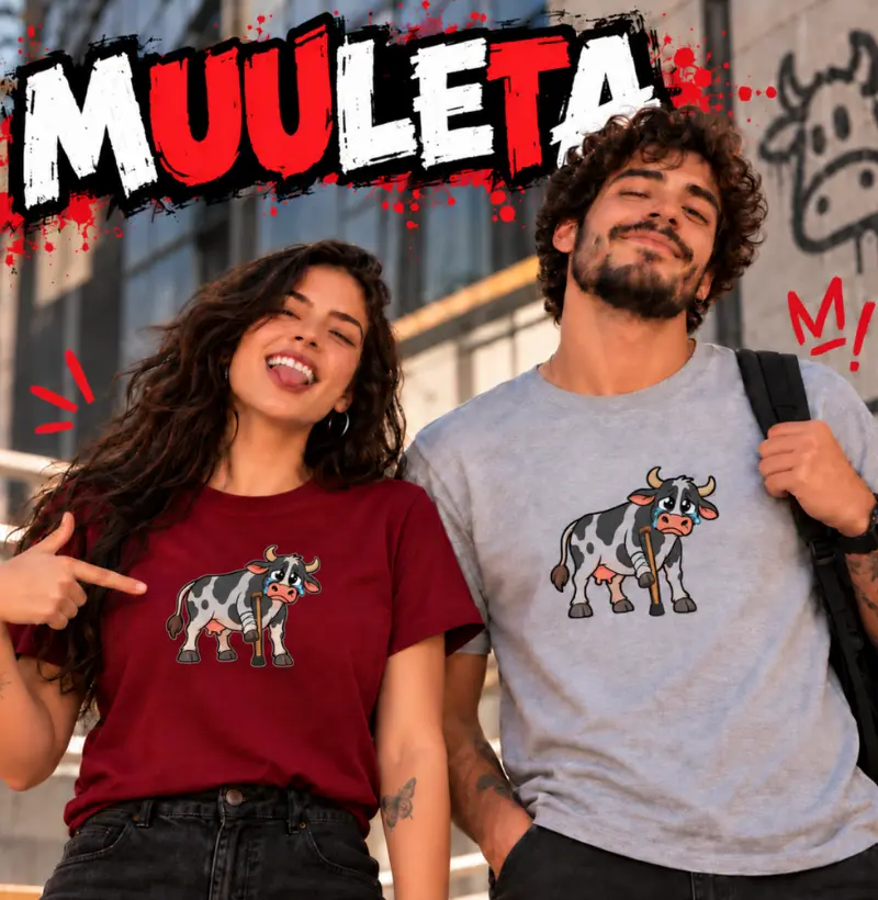 Camiseta Muuleta em Algodão