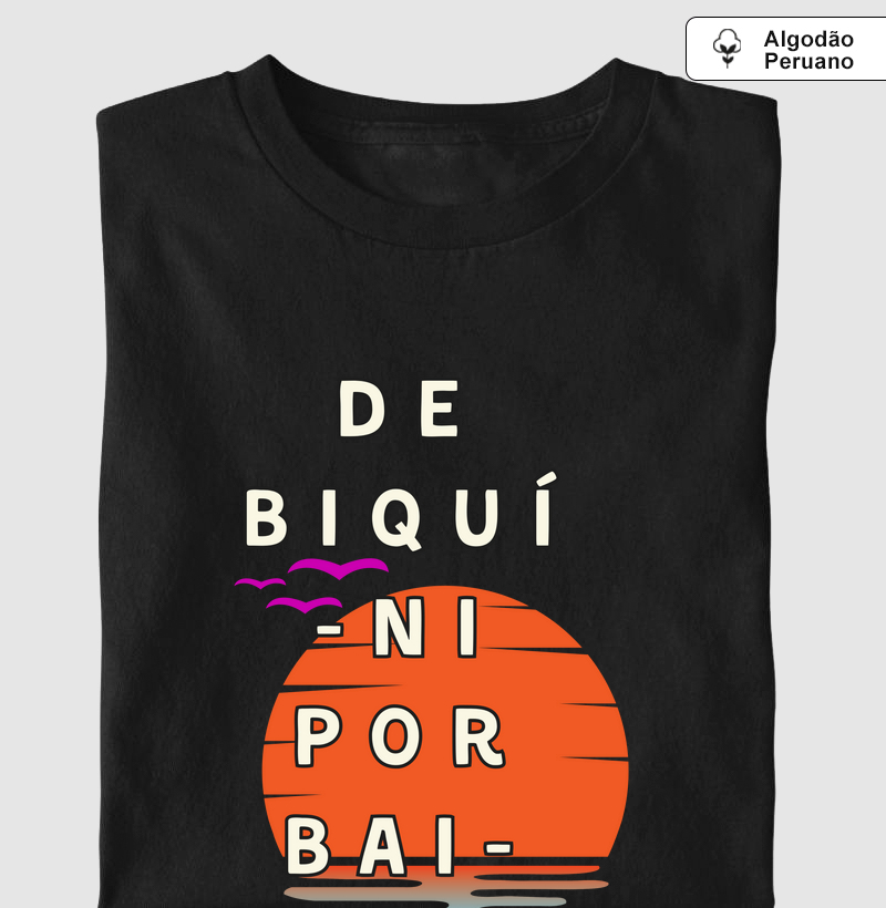 Camiseta de Biquíni por Baixo Pima