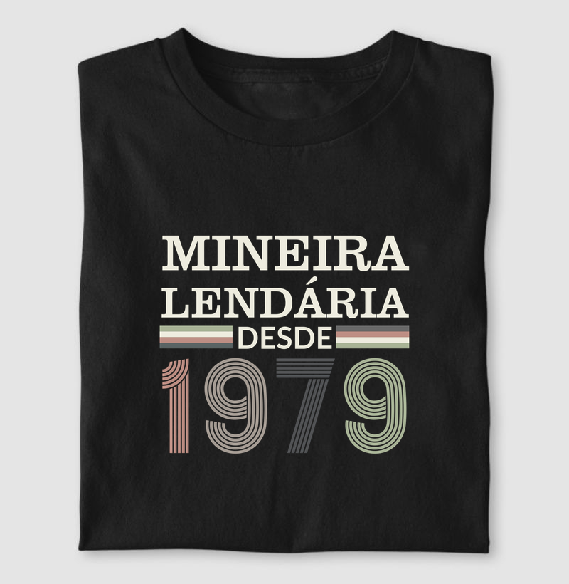 Camiseta Mineira Lendária desde 1979 | Para personalizar 👉ANTES DA COMPRA👈 chame no WhatsApp