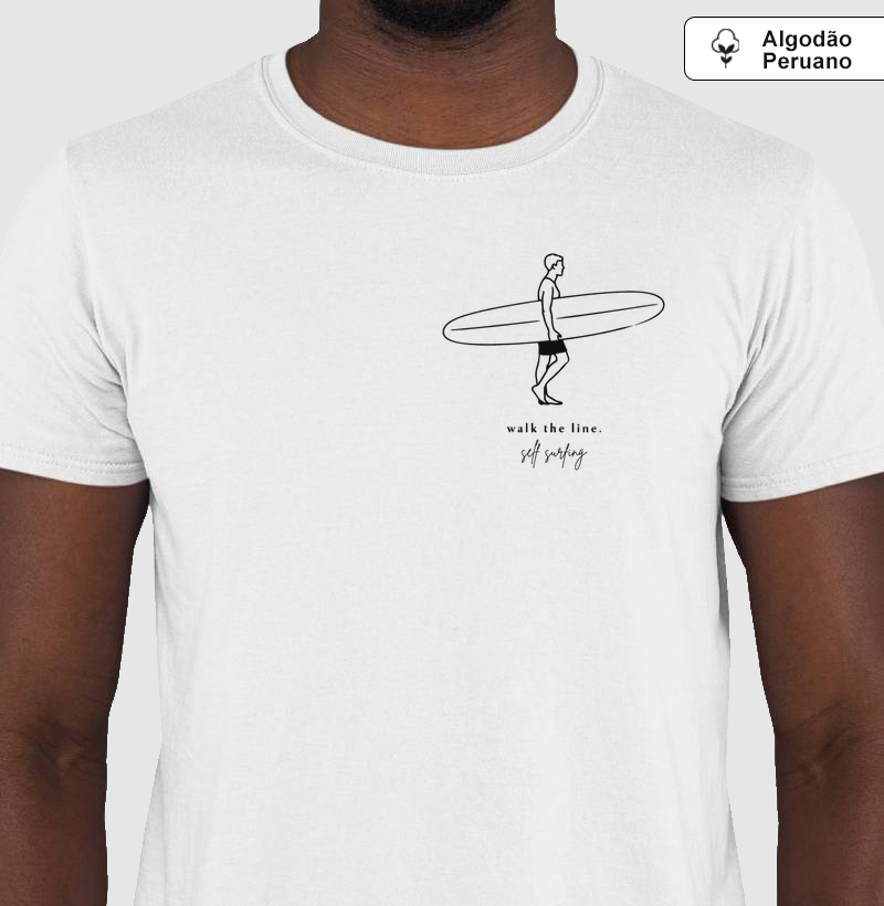 WALK THE LINE - Camiseta Algodão Peruano