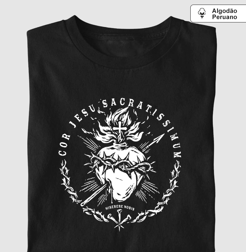 Cor Jesu Sacratissimum - Algodão Peruano