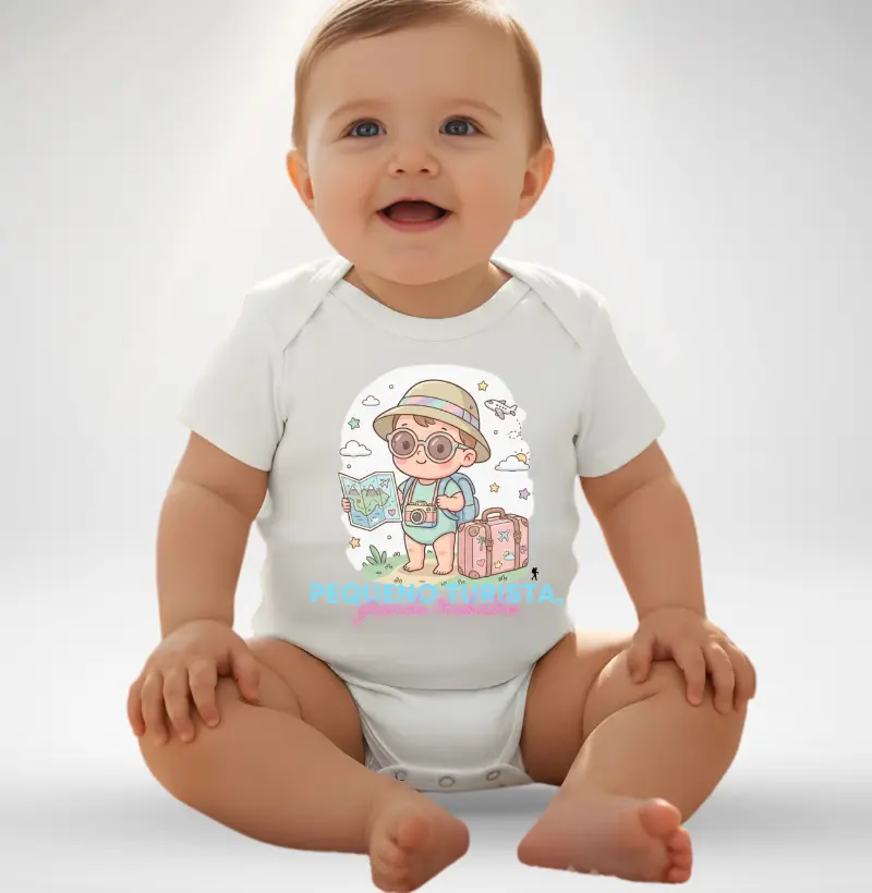 Body Infantil - Pequeno Turista, Grande Trabalho – Baby Excursionista