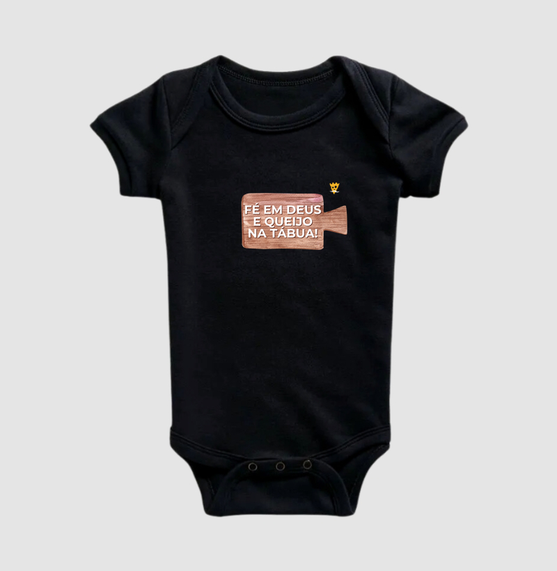 Fé em Deus e queijo na tábua