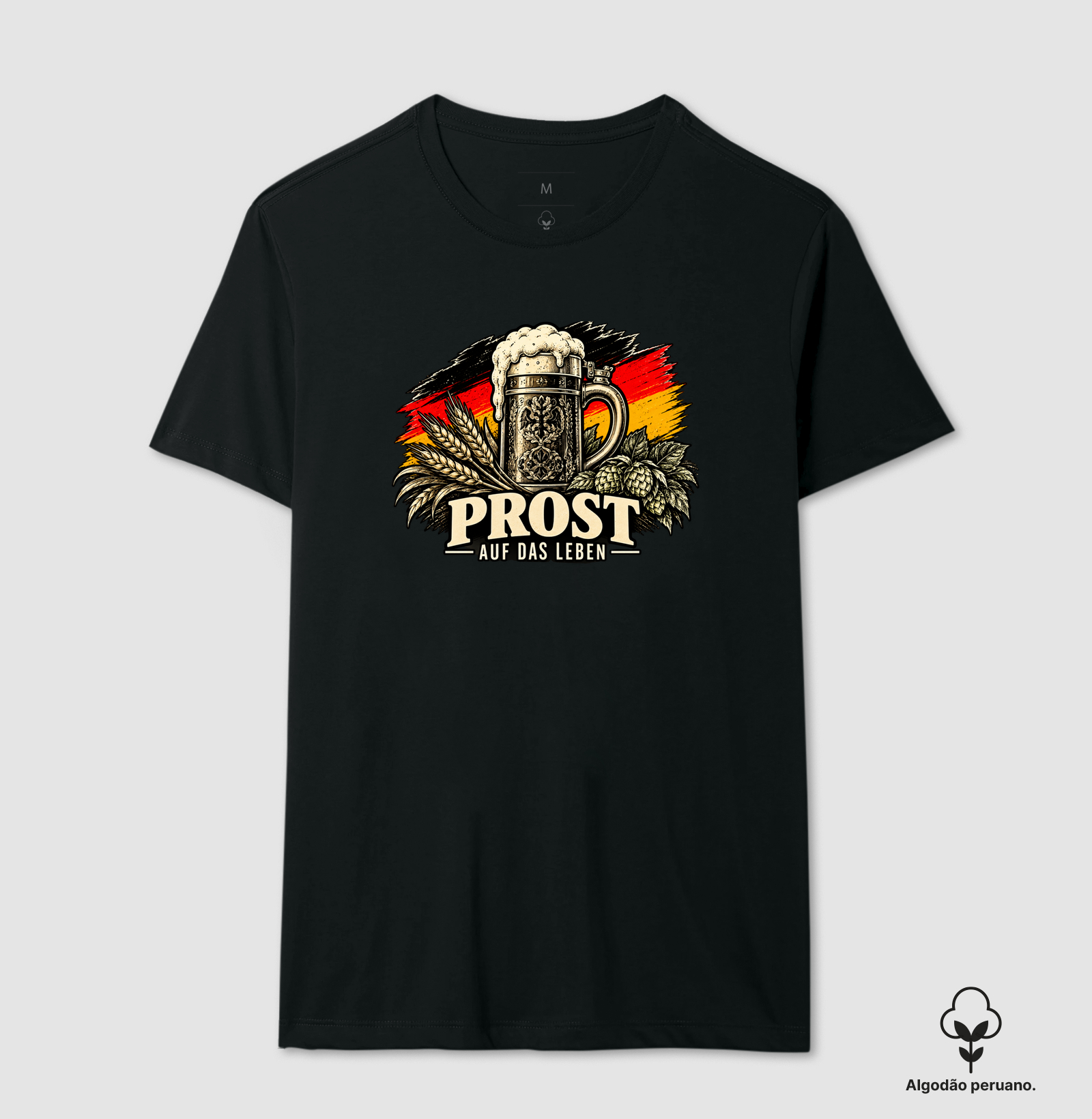 Prost auf das Leben - Camiseta Algodão Peruano