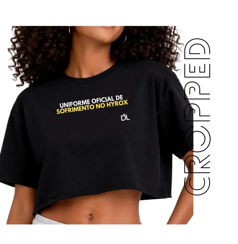 Uniforme Oficial de Sofrimento no Hyrox 2 - Cropped