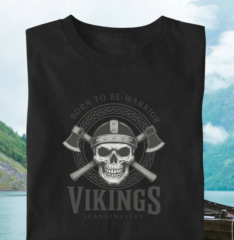 Viking Skull – Born to Be Warrior