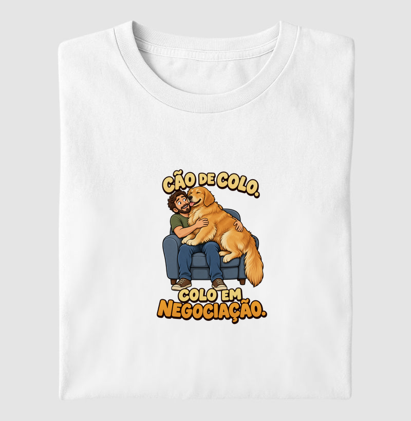 Cão de colo. Colo em negociação.