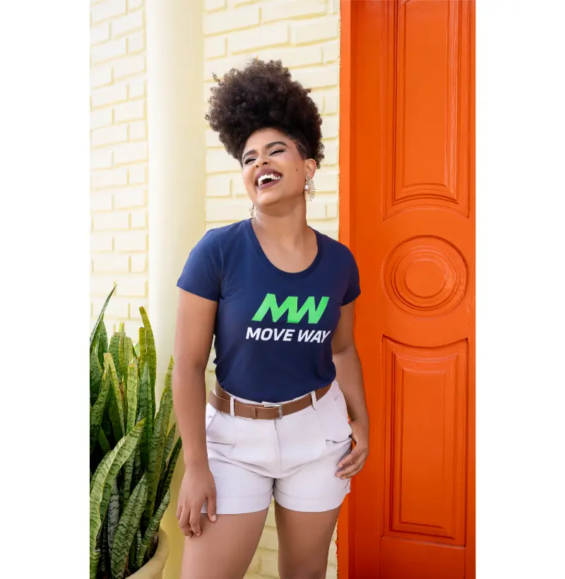 Camiseta MW Move Way!  Coleção Motivação Treino. Masculina e Feminina. Algodão Premium.