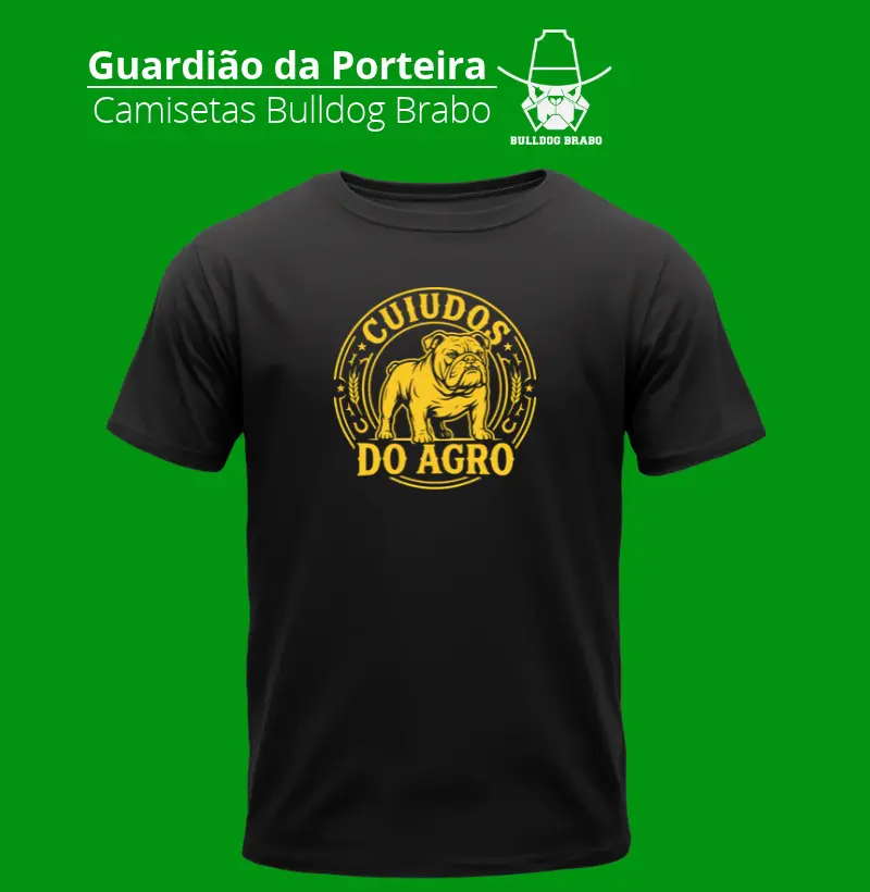 Cuiudos do Agro Bulldog Brabo Country - Camiseta