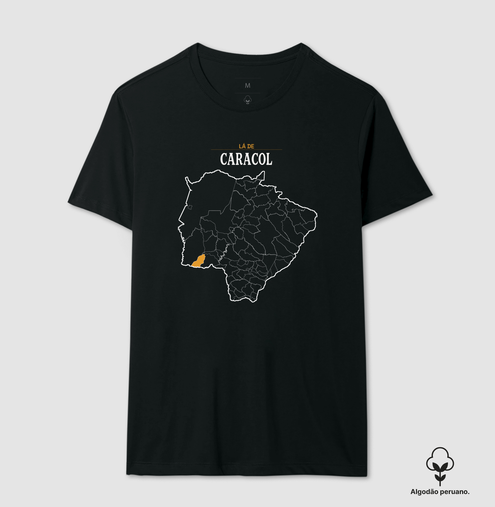Caracol | Território MS - Camiseta Algodão Peruano
