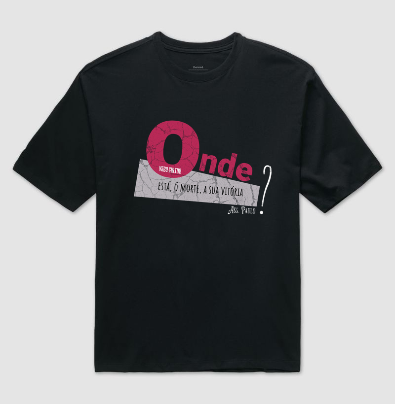 CAMISETA OVERSIZED "ONDE"