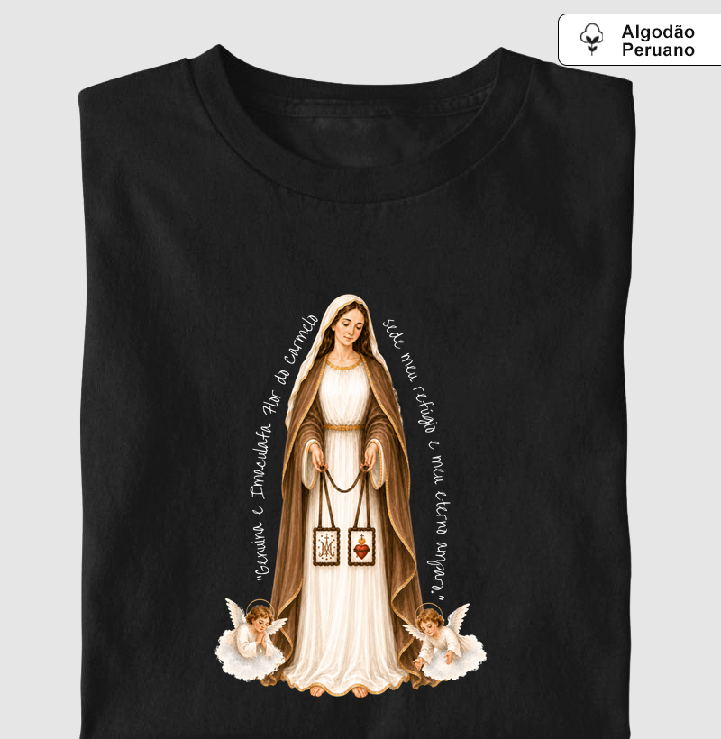 Genuína e Imaculada Flor do Carmelo, sede meu refúgio e meu eterno amparo