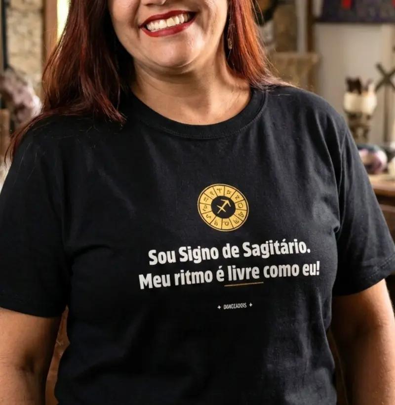 Sou Signo de Sagitário. Meu ritmo é livre como eu!