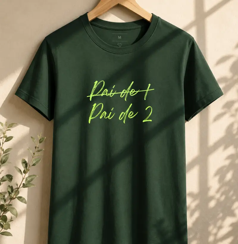 Pai de 2, porque agora o amor vai duplicar!