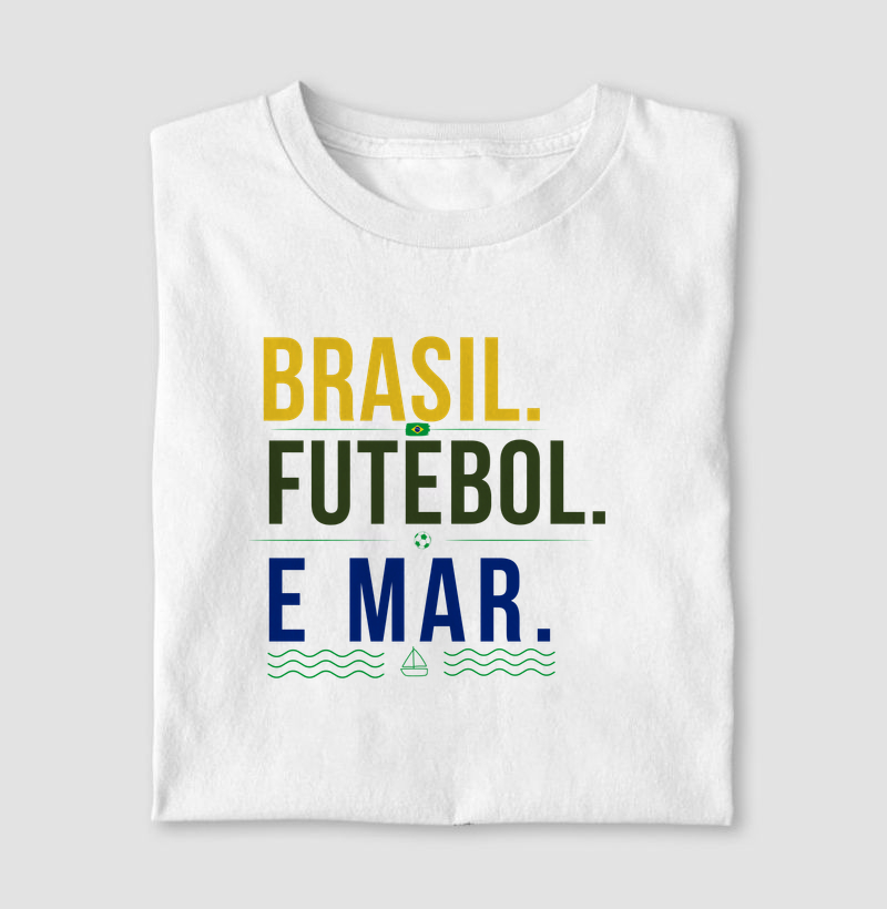 Brasil. Futebol. E Mar.