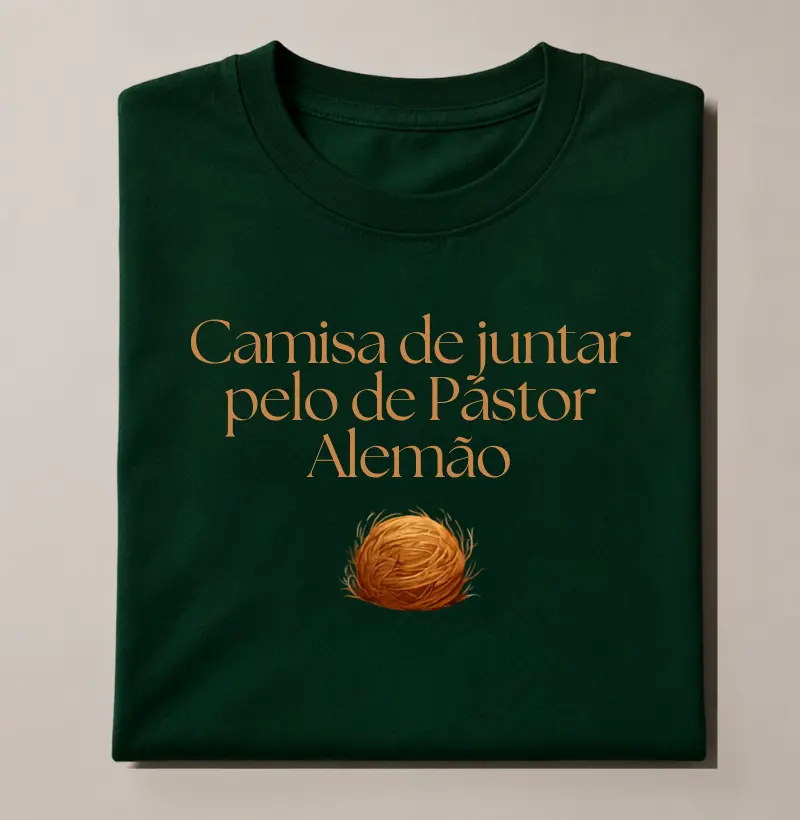 Camisa de juntar pelo de Pastor Alemão - Camiseta