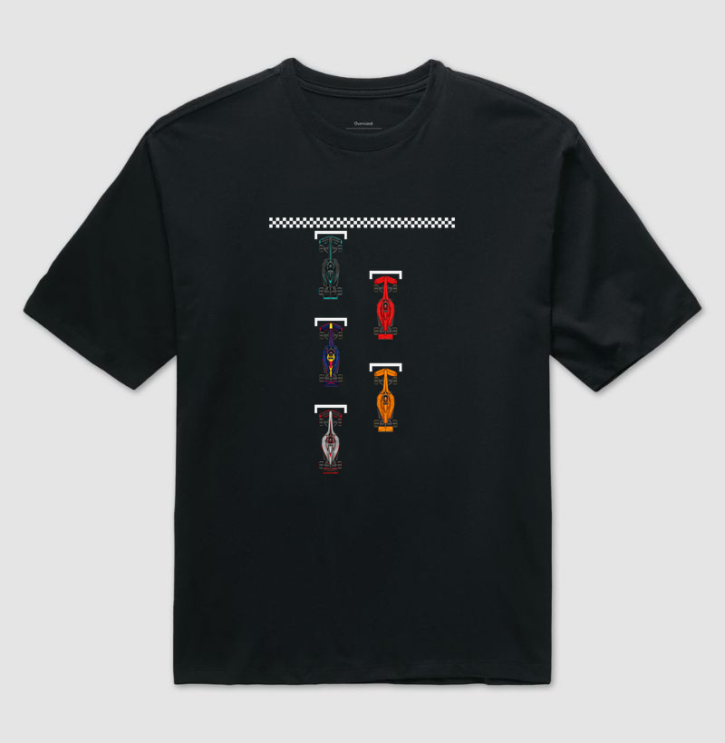 Grid Fórmula 1 - Camiseta Oversized