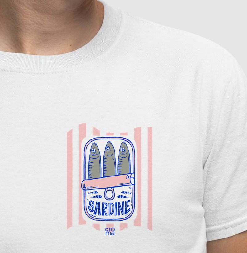 Camiseta Regular Sardines