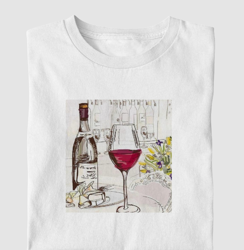 Camiseta Arte e Vinho