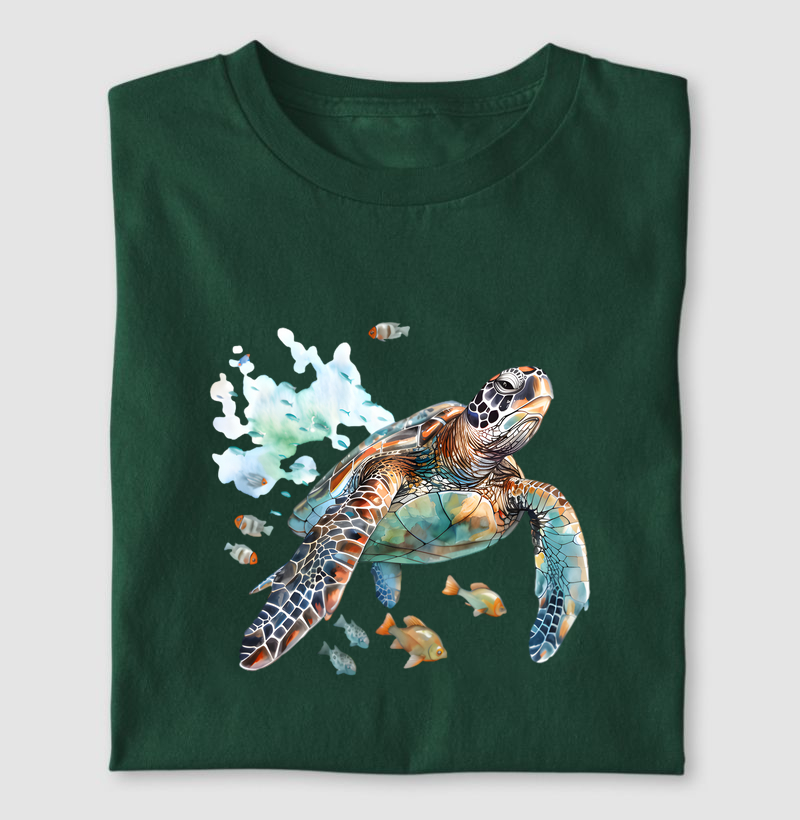 Tartaruga marinha aquarela