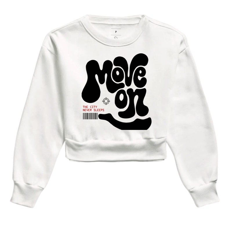 Cropped Moletom - MOVE ON