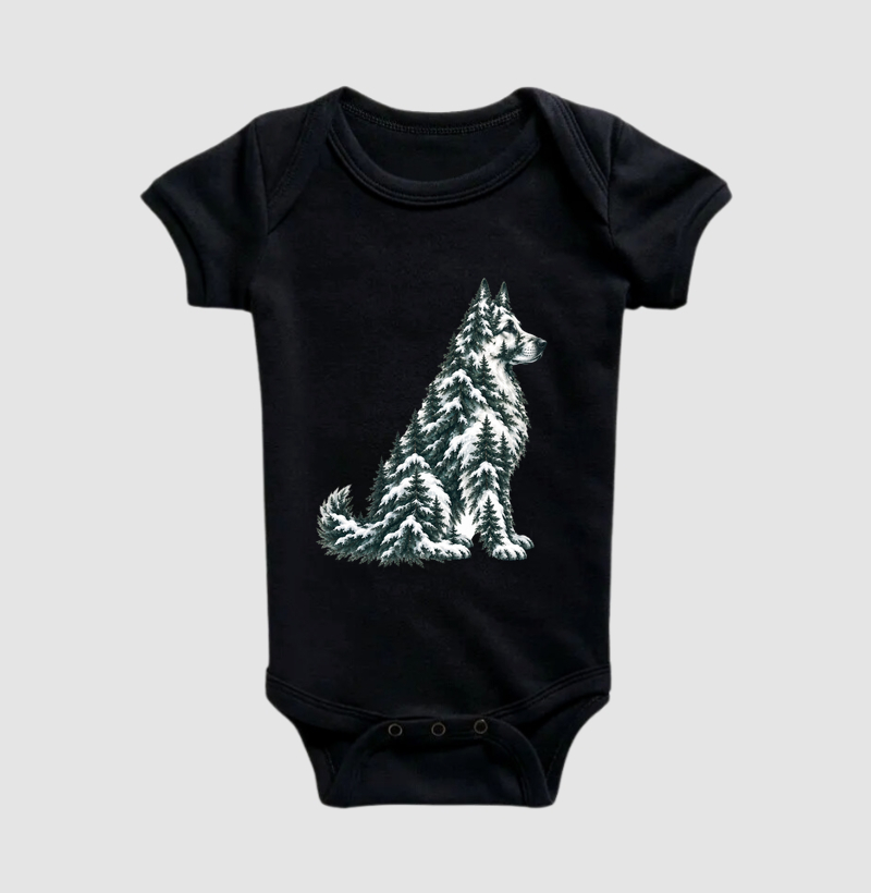 Pinheiros Natalinos - Body Infantil