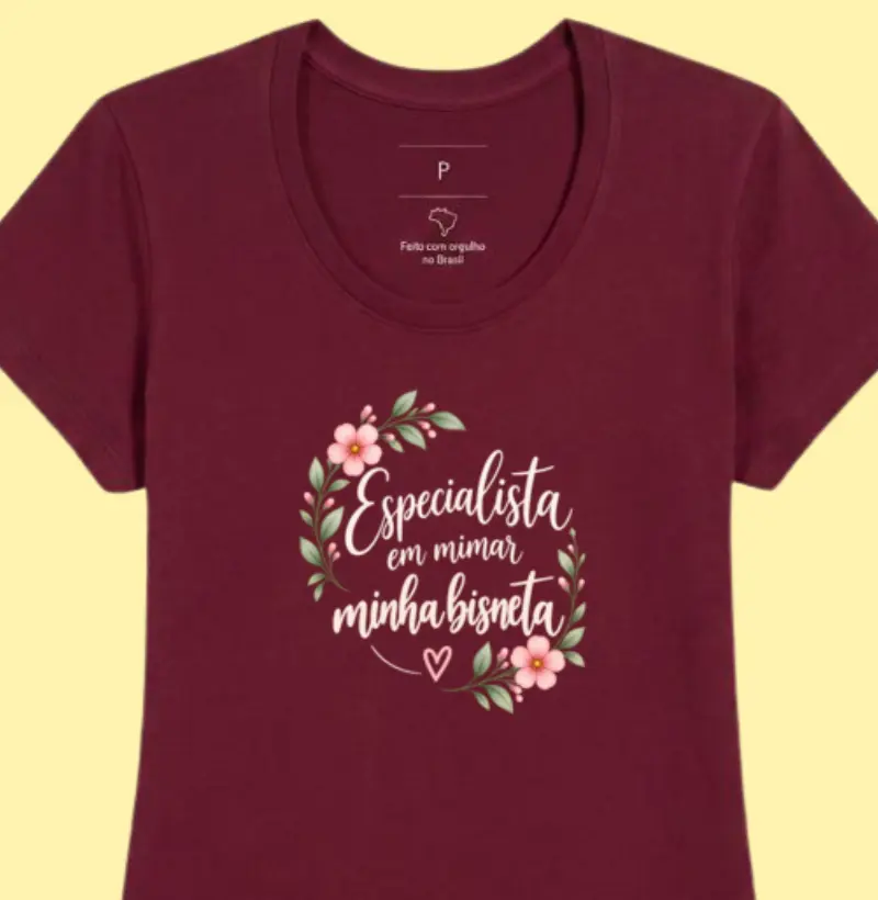 Especialista em mimar minha bisneta (bisavó - tons rosas)
