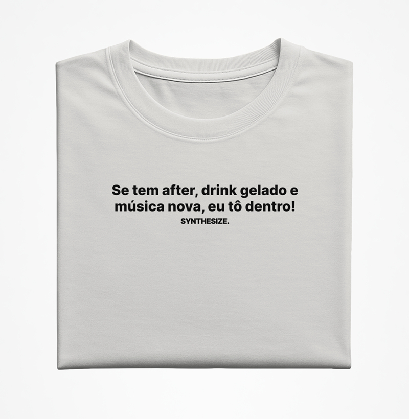 AFTER, DRINK E MÚSICA NOVA...
