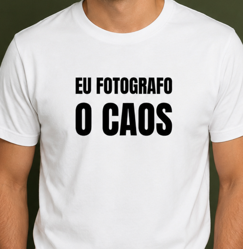 Eu fotografo o caos