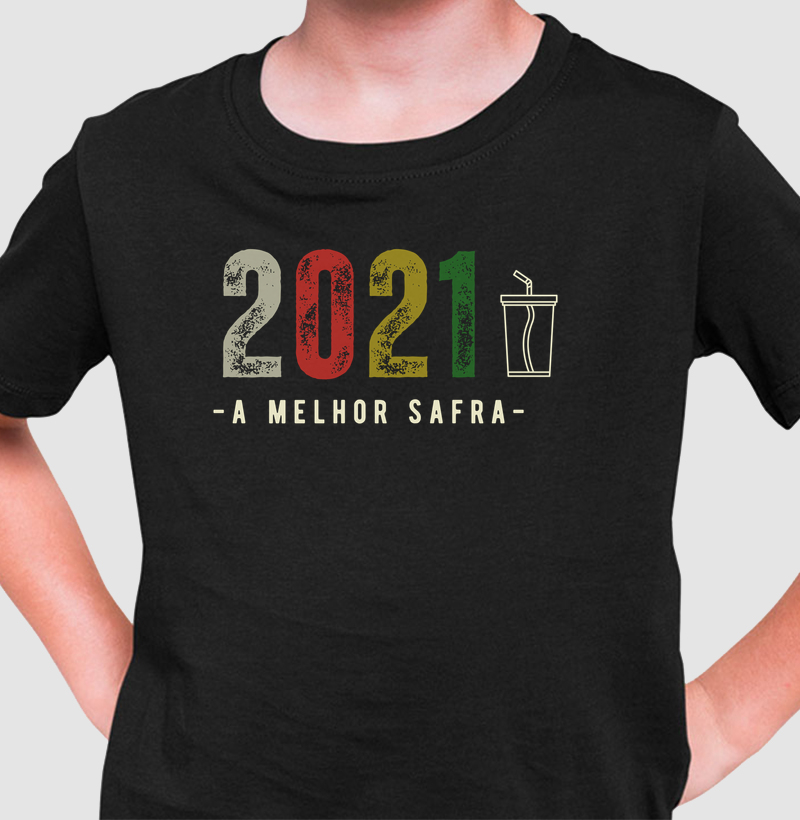 Camiseta Infantil A Melhor Safra 2021 - Camiseta Infantil