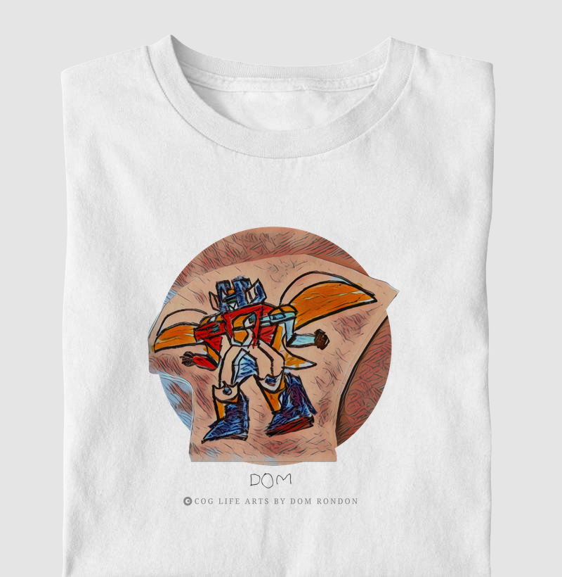 Robô Laranja e Azul by Dom 