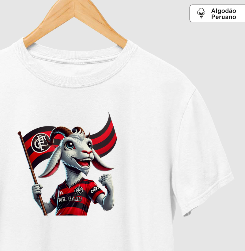 Camiseta Algodão Peruano - Bode Rubro Negro 2 - Mr. GADU