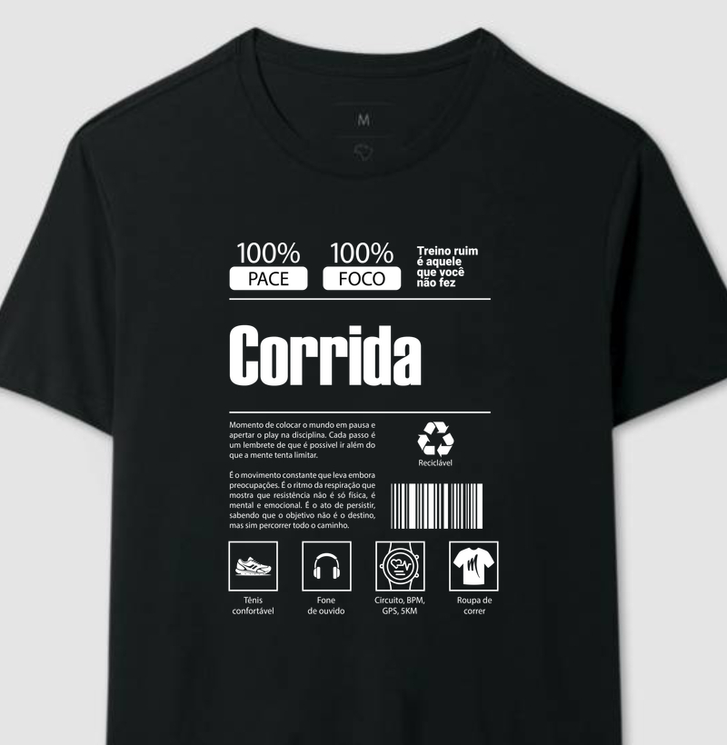 T-Shirt - Produto Corrida