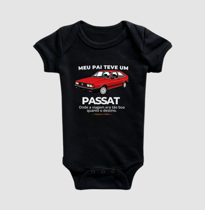 Meu pai teve um - PASSAT - vermelho - Body Infantil